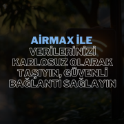 Ubiquiti AirMax, işletmeler için güçlü ve güvenli kablosuz veri aktarımı çözümleri sunar.